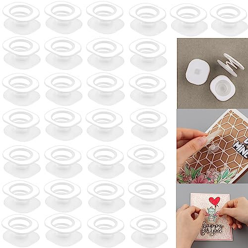 CYFUN DESIGN 30-teiliges Action-Wackel-Set, selbstklebende Mini-Wackelfedern, um Ihren interaktiven Karten Bewegung zu verleihen, Wobbler, Mover, DIY, Scrapbooking, fügen Sie etwas Action zu Projekten