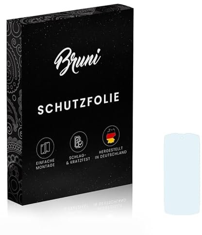 Bruni Película Protectora compatible con Cubot KingKong Star Protector Película, claro Lámina Protectora (2X)