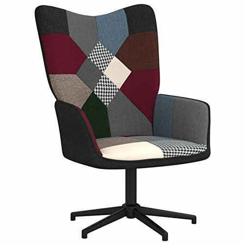 Homgoday Relaxsessel Fernsehsessel Ruhesessel Loungesessel TV-Sessel Schlafsessel Relaxliege Lesesessel Einzelliegesessel Sessel Einzelsofa für Wohnzimmer Schlafzimmer Patchwork Stoff