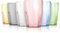 6PCS Vasos De Plástico Acrílico, TIE-DailyNec 410ml Vasos Irrompibles, Vasos Acrílicos para Bebidas, Taza con Dibujo de Glaciar, Vasos para Cocktail, Jugo, Vino, Cerveza para Picnics, Camping, Fiestas