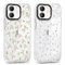 Xylota 2 Stück Transparent Handyhülle für iPhone 11 6,1 Hülle,Durchsichtig Case mit Muster Aesthetic Blumen Mädchen Schutzhülle, Weich Silikon Dünn TPU Bumper Stoßfeste Cover für iPhone 11,08