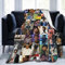 QapLWczK Shah Rukh Khan Collage, ultraweiche Microfleece-Überwurfdecke, warm, bequem, vielseitig, Decke für Sofa und Reisen, 203,2 x 152,4 cm