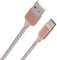 USB C Charger Cable Fast Charge 30 CM (2 Pack), Rose Gold iPhone Charger Cable USB C, Braided Type C Charger Cable Fast Charging Data Sync Lead for iPhone 15 Pro Max/ 16 Pro Max Galaxy S23 S24 S22