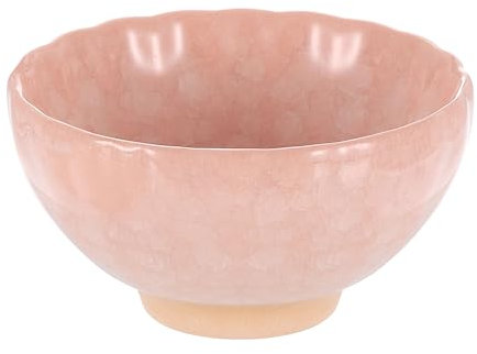 sourcing map Japanese Matcha Bowl 4.23oz Traditional Gong Fu Tea Set Ceramic Mate Teacup Japanese No Handle Large Porcelain Tea Cup for Tea Matcha Green Tea Coffee Drinks, Pink