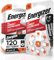 120 Batterie Acustiche Energizer per Apparecchi Acustici Auricolari Misura 13 Arancione con Tecnologia PowerSeal - 15 Blister da 8 Pile