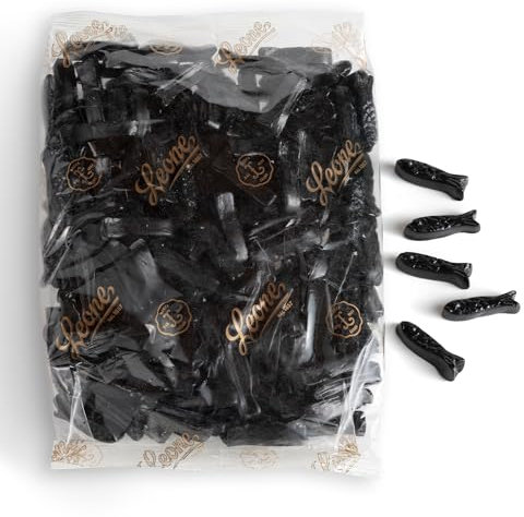 Leone dal 1857 - Sacchetto - Pesci di Liquirizia Leone - Caramelle Gommose aromatizzate all'Anice - 500 gr
