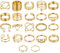 XFSRG 22 Stück Damenringe Set Verstellbar Knöchelringe Stapelringe Kreuz Herz Schmetterling Unendlichkeit Ketten Spirale Midi Ringe Schmuckset