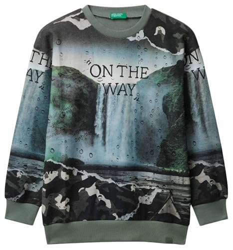 United Colors of Benetton Unisex Kinder Maglia G/C M/L 3wecc10pr Sweatshirt (1er Pack)
