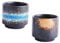 KICHOUSE Set Di Tazze Da Tè Giapponesi in Ceramica 2 Pezzi Design Vintage Uso Versatile Per Tè Acqua Colore Giallo Liscio Casuale
