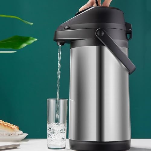 Smart Design Isolierte Kaffeekaraffe mit Pumpe für einfache Dosierung und hygienische Wartung (1,6 Liter)