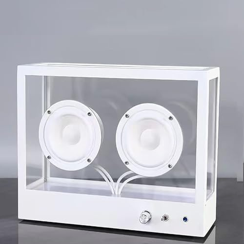 Portable Transparent Bluetooth Speaker, with Bluetooth/USB/AUX Playback, Crystal-Clear Pure Natural Sound Quality, Ideal for Office, Café Leisure, Art Exhibition