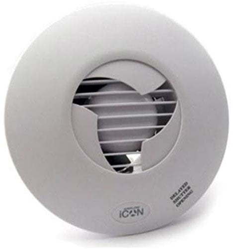 Air Flow iCON30 Circular Extractor Fan with Humidity/Timer Module - 27W, 3-Pin, Compatible with Desktop, Server, Laptop & More