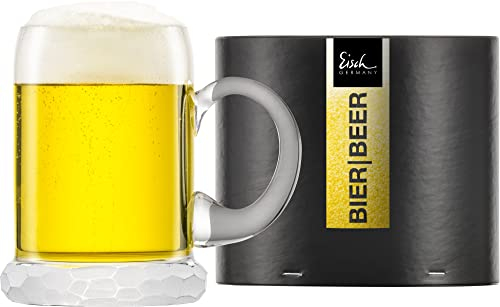 Eisch Bierglas Bierseidel Hamilton 500 ml in Geschenkröhre verpackt