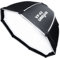 Weeylite Softbox ottagonale da 65 cm con attacco Bowens Speedring, diffusore interno ed esterno con borsa per il trasporto per studio fotografico, illuminazione flash video
