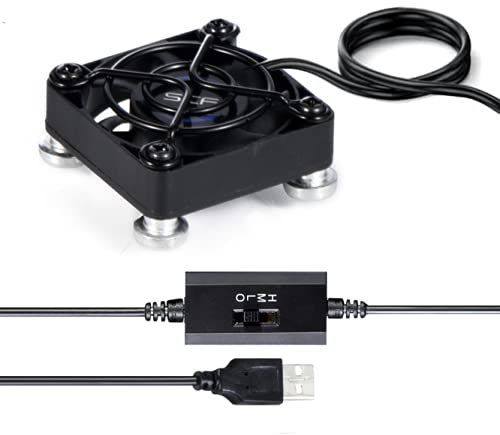 SCCCF 40mm USB Fan USB Ventilator 5V Cooling Fan Compatible for Phone Flat VR Gear, Aquarium, Roku, Router, Raspberry Pi, Cosplay, Helmet Receiver DVR Playstation Xbox Computer Cabinet Cooling