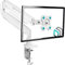 ONKRON Supporto per Monitor da 13 a 32 pollici - Braccio Monitor Scrivania Colore Bianco Peso max 9 kg - Braccio per Schermo con max VESA 100x100 mm - Supporto Schermo Inclinabile e Girevole G100-W