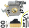 Masnln C1Q-S92 Carburateur pour tronçonneuse Stihl MS230 MS250C MS-250 avec ampoule d'amorçage 1123-120-0620 1123 160 1650 Kit de filtre à air