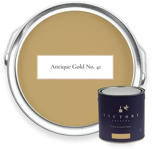 Victory Colours Antique Gold | Gold Paint | 5 Litres | Matt Emulsion