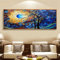5D Diamond Painting Abstrakter Blauer Baum,Vollständiges Diamant Painting Bilder für Erwachsene,DIY Square Drill Kinder Strasskunst Malset,Kunsthandwerk für Zuhause Kreuzstich Stickerei Dekor 80x160cm