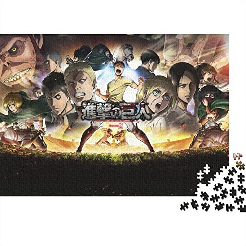 Attack on Titan Classic – Puzzle Levi Ackermann 300 Teile, Panorama, Geschicklichkeitsspiel Für Die Ganze Familie, Erwachsenenpuzzle Ab 14 Jahren 300pcs (40x28cm)