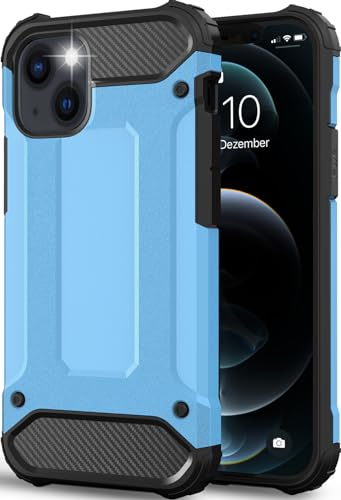 BYONDCASE iPhone 13 Handyhülle Blau - Panzer Outdoor Hardcase Ultra Slim Case