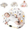 Baby's Stillkissen,Schwangerschaftskissen Kissen für Baby mit Tasche Anti-Reflux-Kissen für Baby, Waschbar Verstellbarer Hüftgurt Stillkissen Ergonomisch