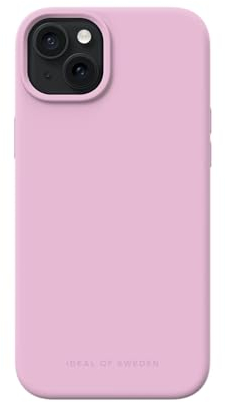 IDEAL OF SWEDEN Griffige Silikon-Handyhülle mit Einer glatten Haptik und leichtem Gefühl - Schützende stoßfeste Hülle in trendigen Farbdesigns, Kompatibel mit iPhone 15 Plus (Bubblegum Pink)