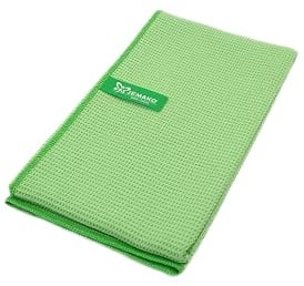 Jemako Geschirrtuch - Trockentuch aus Mikrofaser 45 x 80 cm türkis grün blau pink gelb (Grün)