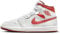 NIKE Air Jordan 1 Mid Scarpe da ginnastica da uomo, Vela Rossa Duna Aragosta Bianca, 45.5 EU