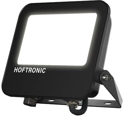 HOFTRONICâ„¢ - Luxor V2 - LED Strahler 160lm/W - Super Hell 50 Watt 8000 Lumen - IP65 Wasserdicht - 4000K Neutralweiß - UGR