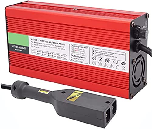 SHANRROW New 36 Volt Golf Carts Battery Charger 5/6/12/18/20AReplace EZGO Charger with Plug for EZ-GO TXT 36VoltGolf Cart Charger