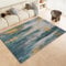 Teppich Wohnzimmer Retro-Design Im Used-Look Im Landhausstil Teppich Schlafzimmer Waschbarer rutschfeste, Teppiche Flauschig Weicher Flanell für Kinderzimmer Schlafzimmer Teppich 120 x 170cm