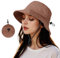 Acado Wasserdichter Fischerhut für Damen – UV-Schutz, Angelhüte für Damen, verstellbar, faltbar, Regenhut, Sonne, Sommer, Outdoor, Wanderkappe