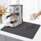 Votoko Kaffeemaschine Abtropfmatte, 60 x 40 cm Unterlage Kaffeemaschine Matte, Saugstarke Abtropfmatte Geschirr, Schnelltrocknend Trockenmatte für Kaffeemaschine Küche Theke Bar(Dunkelgrau)