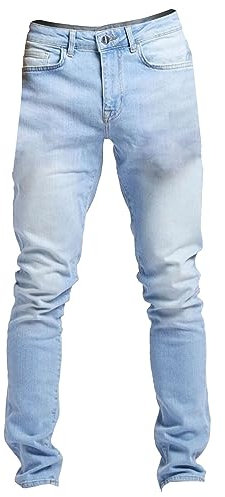 Skinny-Jeans für Herren, gerades Bein, Stretch-Jeans, klassische Arbeitshose, modisch, gerades Bein, smarte Stretch-Denim-Baumwolle, super bequem, schmale Passform, Biker-Jeans, Herren, entspannte