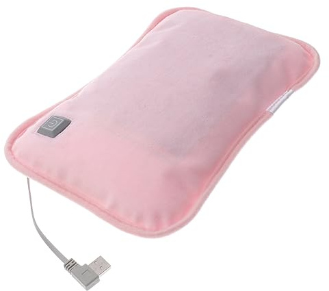 UTHCLO Cuscino Riscaldabile Portatile Usb Peluche Borsa Elettrica Per Mestruali e Dolori Muscolari Scaldamani Ricaricabile Con Copertura Morbida Per Inverno e Campeggio