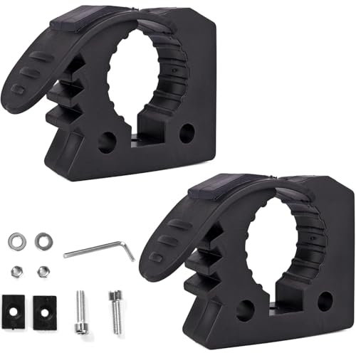Greluma 2 piezas Soporte para pala, abrazadera de goma de liberación rápida, compatible con mangos de herramientas de 3 a 4 cm de diámetro para camiones, UTV, ATV, todoterrenos y 4x4.