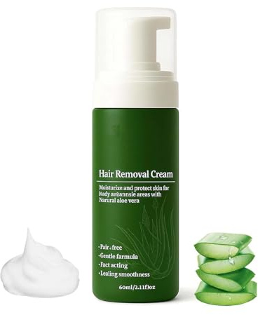 Man Haarentfernungscreme mit natürlicher Aloe Vera, Haarentfernungscreme, Haarentfernungscreme, schmerzfreies Intimhaar, R-Emoval für Männer, schnell und sanft, keine Rasur, R-Emoval-Spray (1)