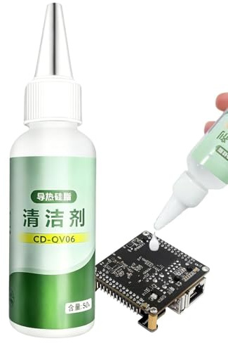 Thermal Paste Cleaner - 50ml Silicone Grease Maintenance Cleaners | Laptop Thermal Paste Remover for Computer Console Heatsink Chipset CPU GPU Laptop