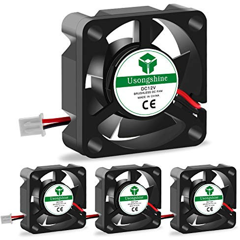 Twotrees Ventilateur pour imprimante 3D - 12 V CC - 2 broches - 30 x 30 x 10 mm - Accessoires pour imprimante 3D (roulement, 12 V)