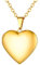 U7 Heart Locket Pendant Memory Necklace For Girls Gift Womens Lockets Necklaces Mens