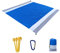 Gadom Extra Large Picnic Blanket, 210x200cm Waterproof Washable Beach Mat With 4 Fixed Nails For Beach Park Camping Travel Hiking