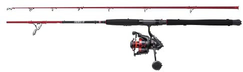 PENN Fierce IV Combo zum Bootsangeln, robuste Ganzmetallrolle mit 4+1 Edelstahlkugellagern, abgestimmt auf die Rute für ein perfektes Bootsangelsetup