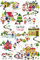 Awesocrafts Kreuzstich Stickpackungen Vorgedruckt Weihnachtsdorf Bilder Vorlagen Sticken Set Vorgedruckt 14CT 2 Stränge