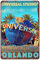 Vintage Blechschilder Orlando Universal Studios Reise Poster USA Reise Landschaft Metallschild Wandkunst Dekor Plakette für Zuhause Bar Cafe Club Büro Hotel Geschäft Garage Wohnzimmer 20,3 x 30,5 cm