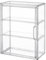 BOHOIDEE Transparente Vitrine mit 3 Ebenen für Figuren, Acryl-Aufbewahrungs-Organizer-Box mit magnetischer Tür, wandmontierte, staubdichte Vitrine für Sammlerstücke, Actionfigur