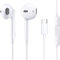 USB C Kopfhörer für iPhone 16/15 Pro Max 15 Plus Pad Pro In-Ear Kopfhörer mit Kabel Type C, Mikrofon, Lautstärkeregler für Samsung S23 S22 S21 S20 A53 A54 A34 Google Pixel 8 7 6A 5 4 OnePlus 10 9