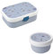 Mepal | Kinder Obst- und Bento Box | Campus meets Fruits | Spülmaschinenfest & BPA-frei | 300 & 750 ml | Mit Fächern, Gabel & Clip-Verschluss | Perfekt für Snacks & Mahlzeiten | Sailors Bay