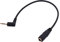 Cable adaptador estéreo chapado en oro de 2,5 mm macho a hembra de 3,5 mm, conector recto