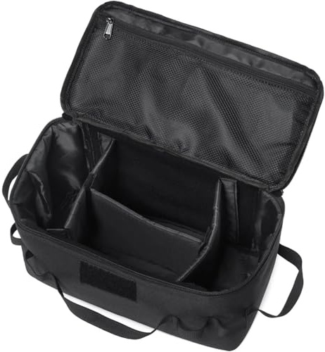 QIUPFGUT Aufbewahrungstasche für Campingutensilien, Tragbare Kochgeschirr-Tasche, Taktische Camping Aufbewahrungstasche, Tragetasche, Picknicktasche